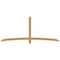 Ekena Millwork Bellingham Timber Gable Bracket, Western Red Cedar, 96"W x 40"H x 3 1/2"D x 3 1/2"F, 10/12 Pitch GBW096X40X0404BEL00SWR - alternate 1